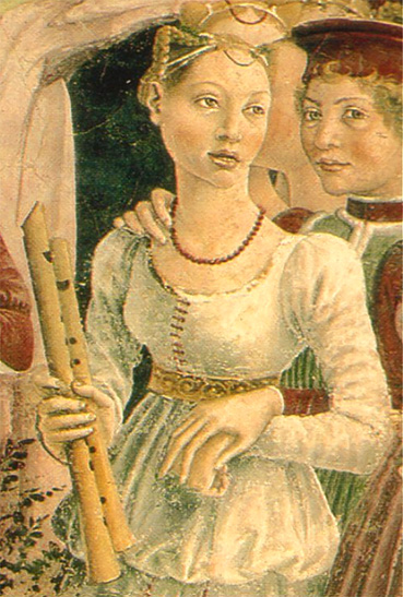 Meike Herzig - Blockfötenensemble zur Alten Musik mit Ostinato bei der 26. Etappe für Alte Musik und historischen Tanz auf Burg Fürsteneck